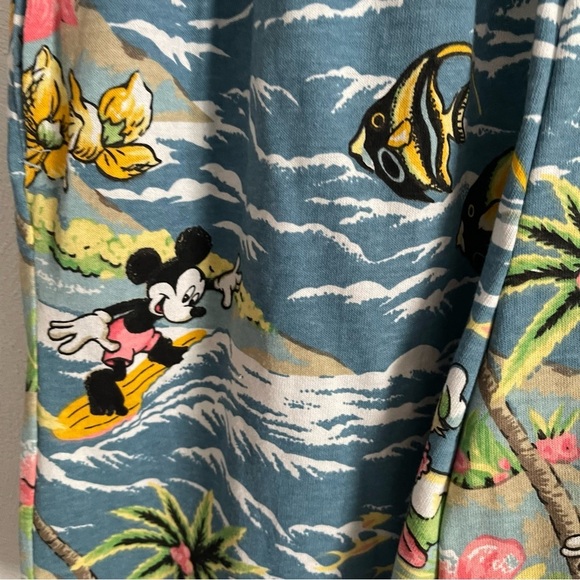 Mickey by Jerry Leigh shorts vintage 90’s size medium Disney ocean tropical - Picture 2 of 11